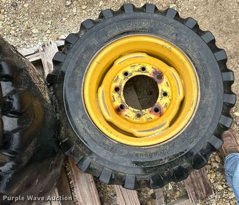 cost to foam filled skid steer tires|cat skid steer solid tires.